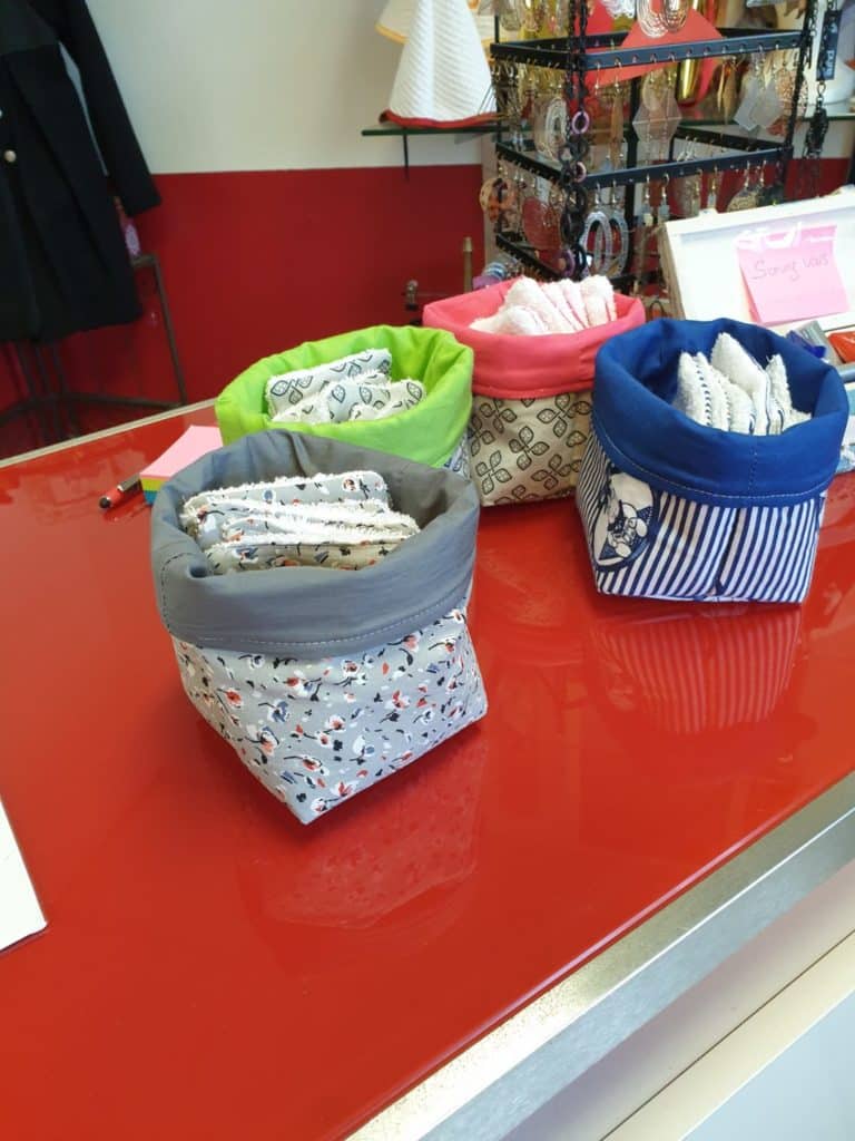 panier et lingettes bio - Confection & création - Quimper Brest