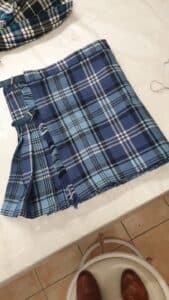 Conception kilt ecossais 2 - Confection & création - Quimper Brest